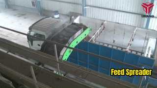 Feed Distribution Wagon - Feed Spreader - Working
