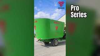 Trailed TMR Mixer - Pro Series - Twin Auger - 25 (Working)